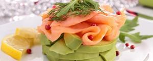 Aguacate con pescado ahumador - Avocado met gerookte vis
