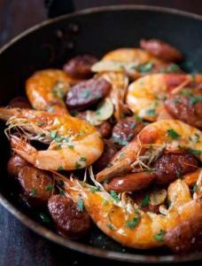 Gambas al Ajillo Morunos - Moorse gambas met knoflook