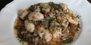 Chipirones rellenos - Gevulde pijlstaartinktvis