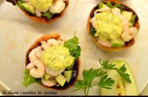 Gambas y Mayonesa Verde - Garnalen met groene mayonaise