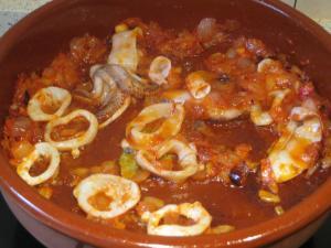 Tapas con mariscos - Tapas van Zeevruchten