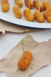 Croquetas de polo y setas - Kip-paddestoelkroketjes