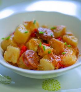 Patatas con chorizo - Aardappels met chorizo