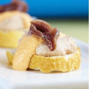Allegría de Aloña - Toast met paté en ansjovis