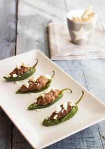 Pimientos del Padrón rellenos