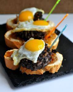 Pintxo de Morcilla - Pintxo met Morcilla