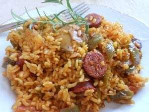 Arroz con Chorizo - Rijst met Chorizo