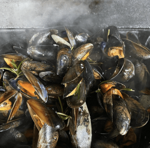 Mejillones de la Barbacoa - Mosselen van de Barbecue