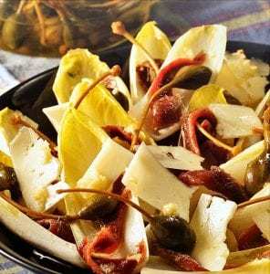 Endibias con anchoas - Witlof met ansjovis