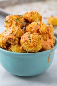 Gambas crujientes picantes - Pittig knapperige gambas