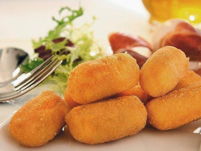 Croquetas de jamon serrano - Kroketjes gevuld met serranoham