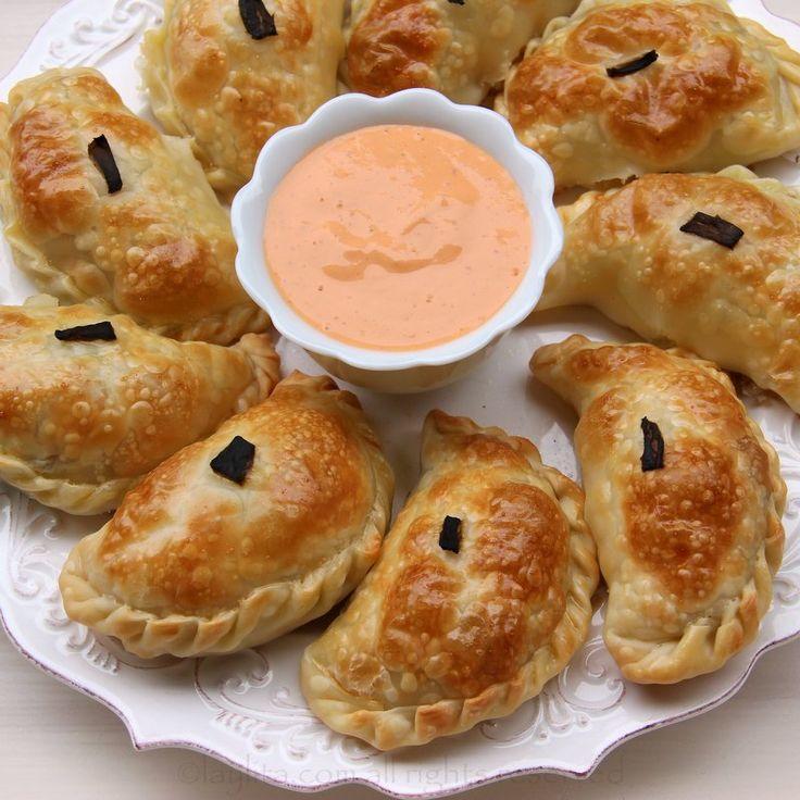 Empanadas de gambas picantes - Pittige garnalen-coquillepasteitjes