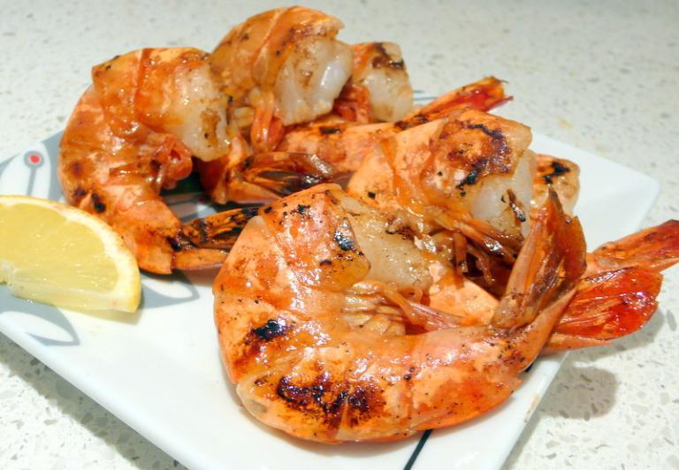 Gambas a la Parrilla - Gegrilde garnalen