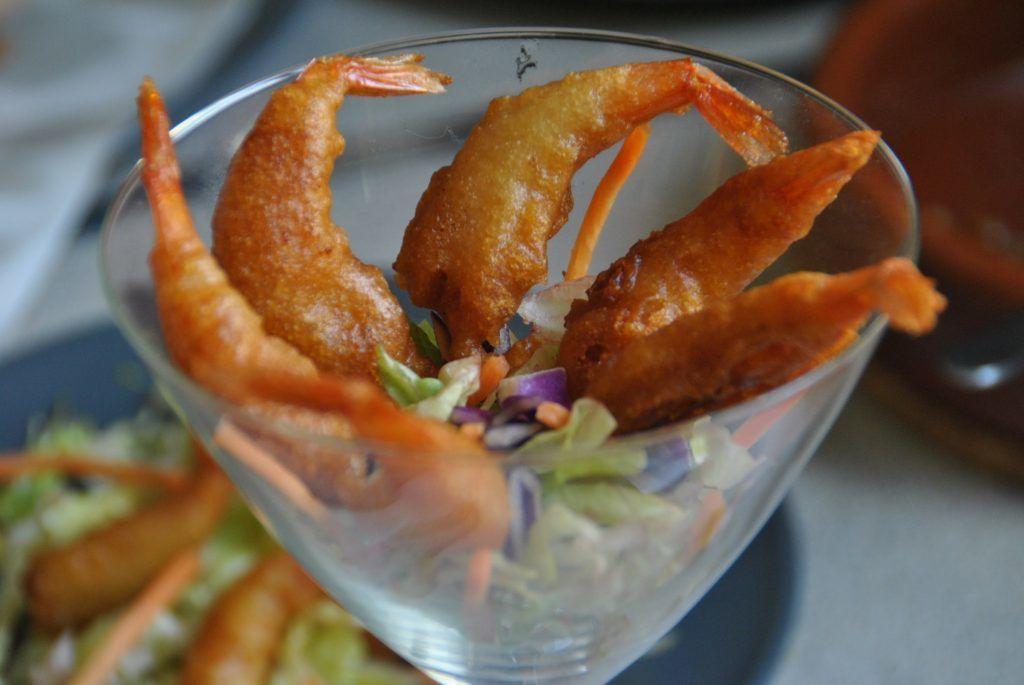 Gambas con Gabardina - Gebakken gamba's