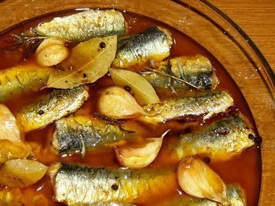 Sardinas en escabeche - Gemarineerde sardientjes