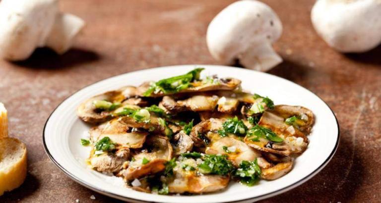 Champiñones a la Plancha - Gebakken champignons