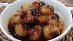 Cebollitas en adobo de Jerez - Sjalotjes in sherrymarinade