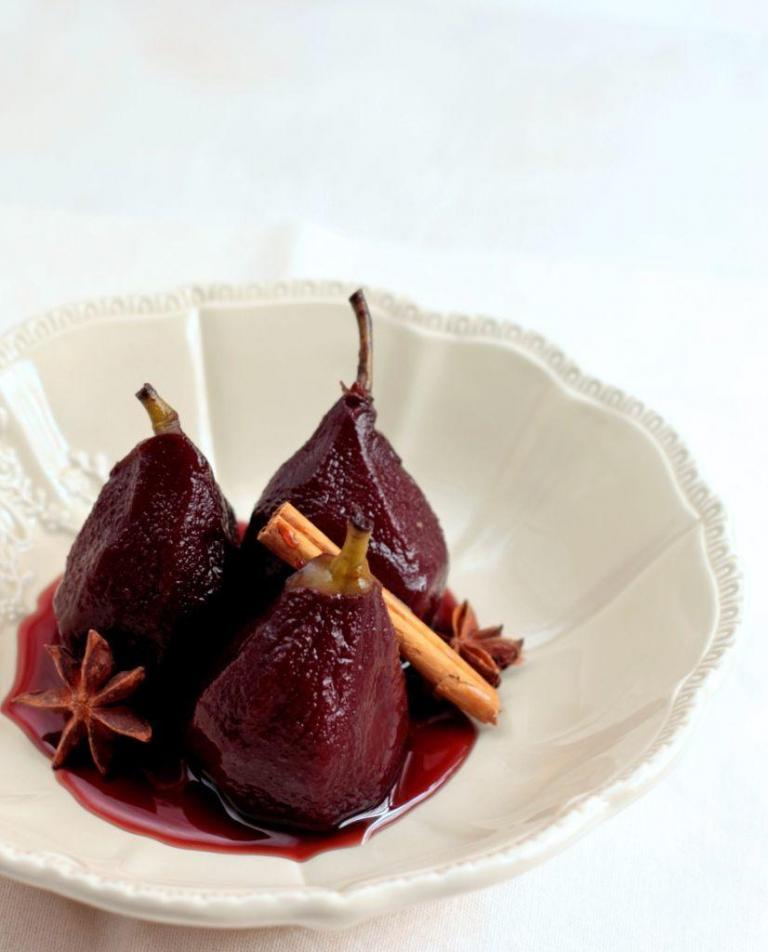 Peras en Jarabe de Vino y Jerez - Peren in sherrysiroop