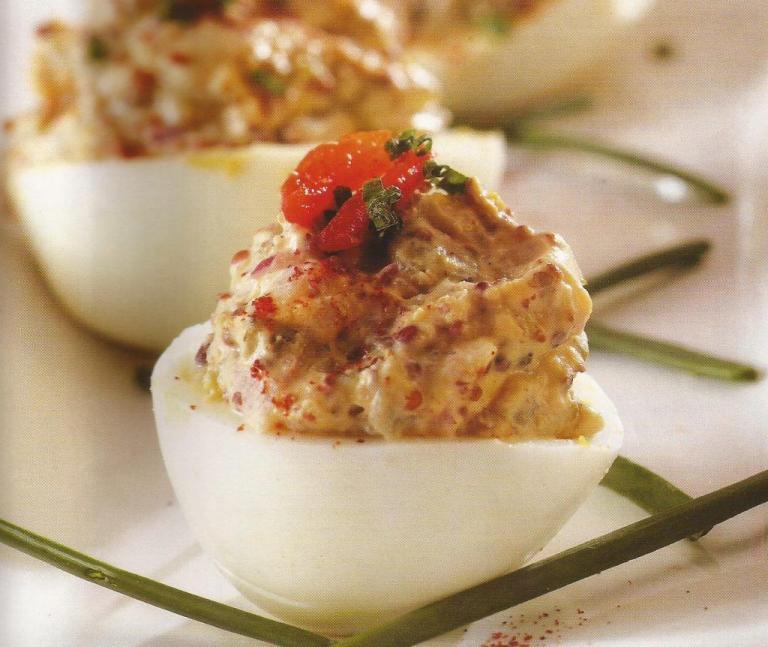Huevos al estragón - Eieren met dragon