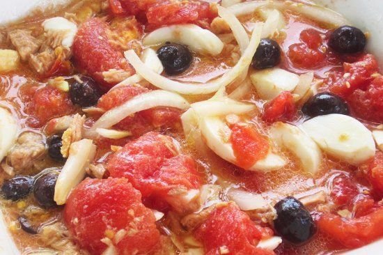 Ensalada de tomata Murcia - Tomaten salade uit Murcia
