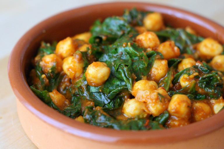 Espinacas con garbanzos a la sevillana - Spinazie uit Sevilla