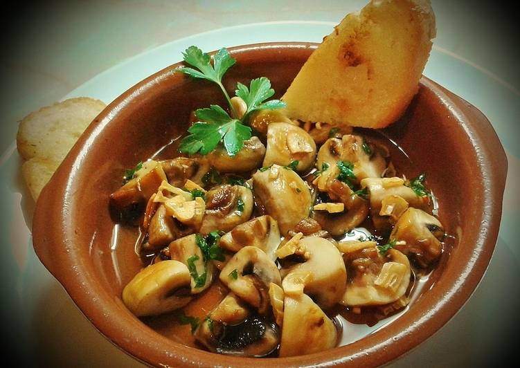 Setas de ajo - Knoflookchampignons