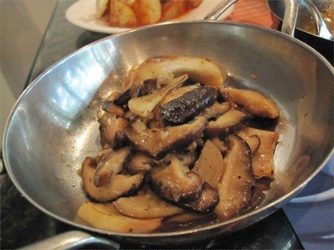 Setas al Jerez - Paddestoelen met sherry