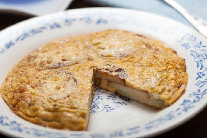 Tortilla de ceps - Tortilla van eekhoorntjesbrood