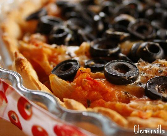 Tarta con aceitunas - Olijventaart