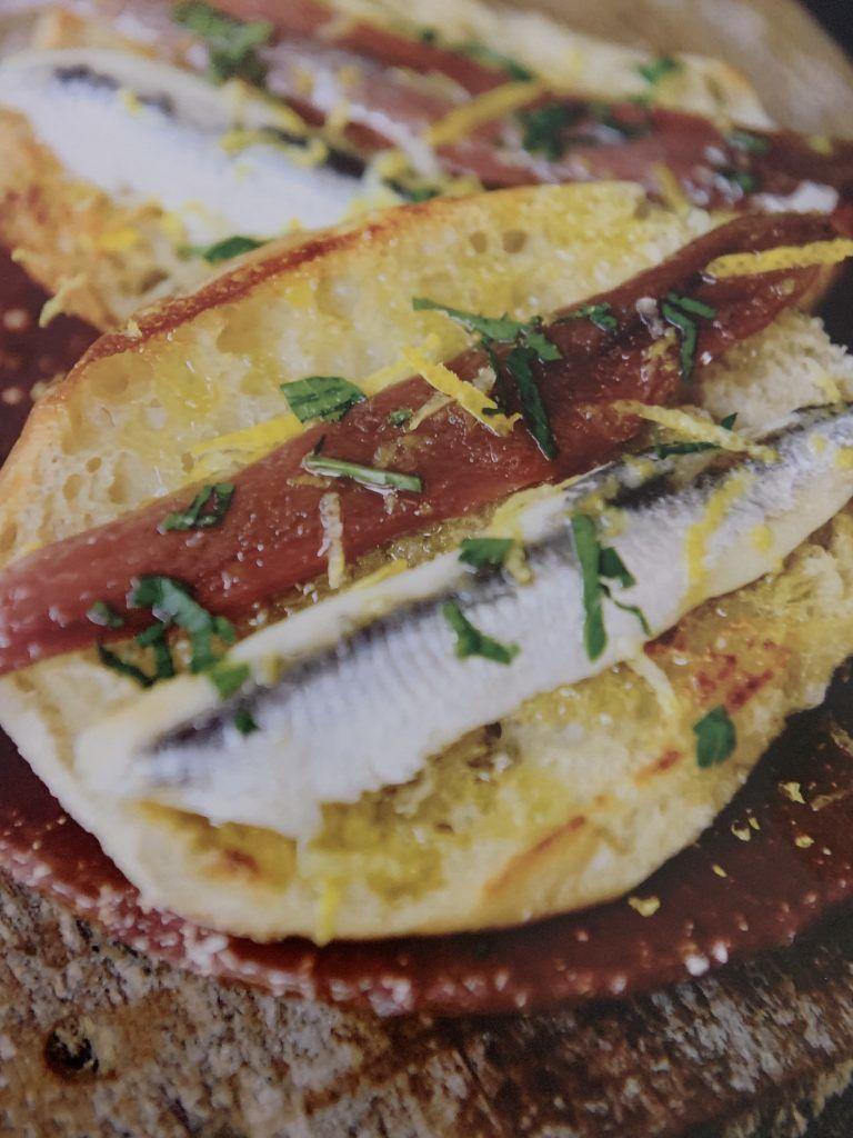Matrimonio - Toast met twee smaken ansjovis