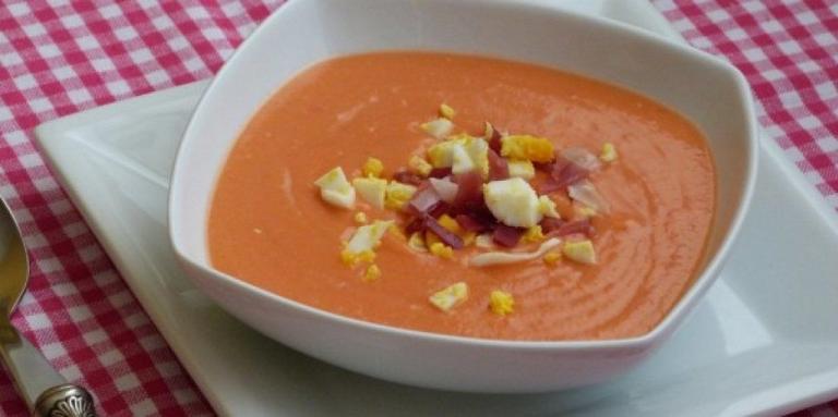 Salmorejo de Cerezas - Salmorejo met kersen