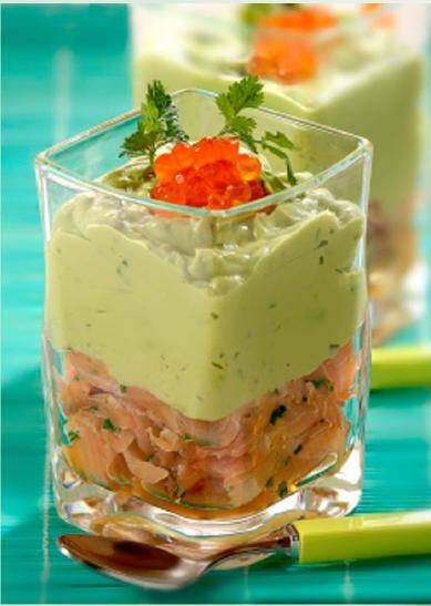 Salmon y Guacamole
