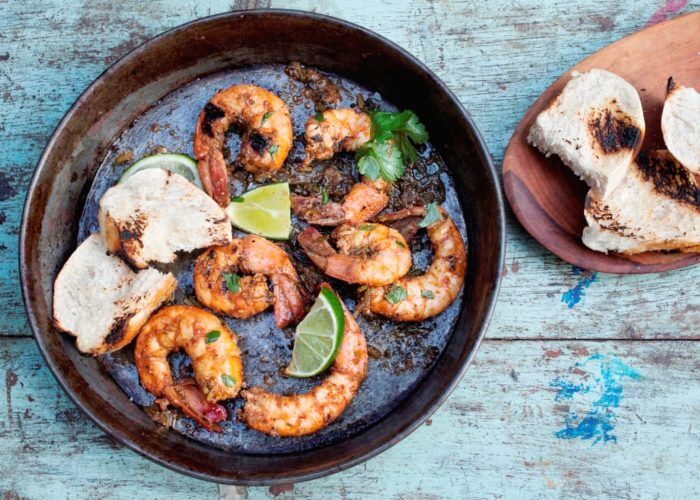 Camarones Picantes a la Parrilla - Pittige garnalen van de grill