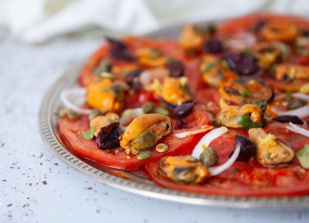 Mejillones y Tomate