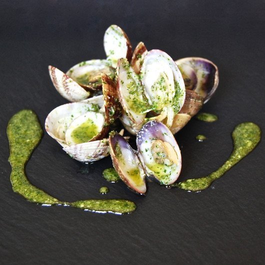 almejas en salsa verde