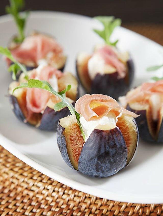 Canape de higod y queso