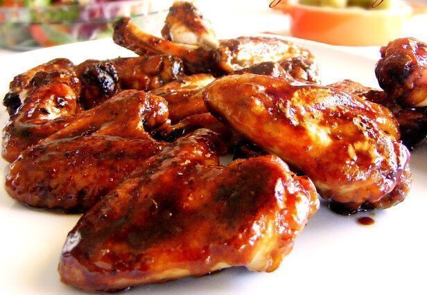 Alitas de pollo caramelizadas