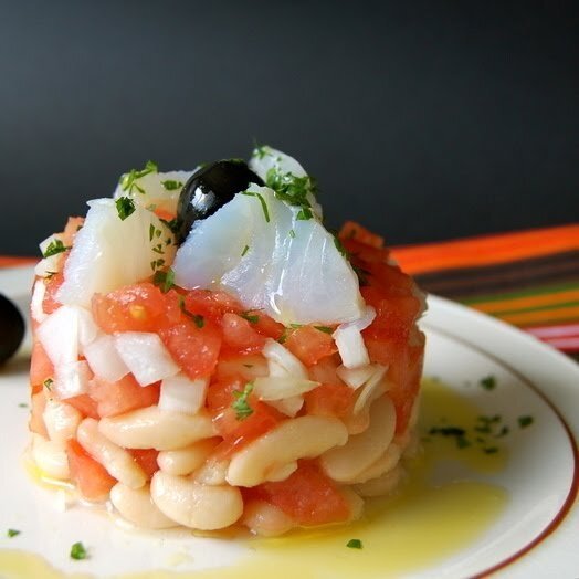 Empedrat - Salade van Bacalao en Bonen