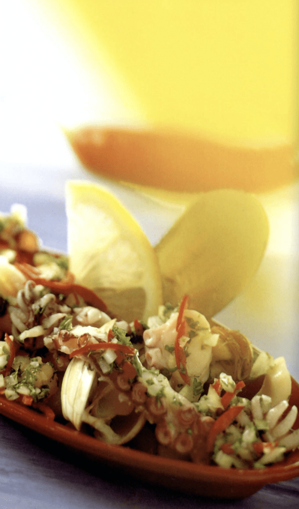Salpicon de Mariscos - Pittige zeevruchtensalade