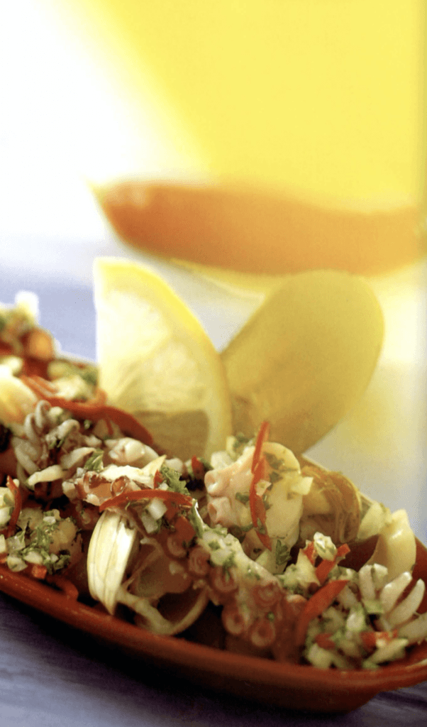 Salpicon de Mariscos - Pittige zeevruchtensalade