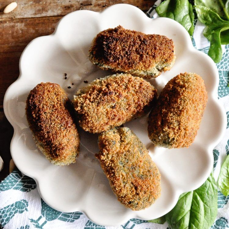 Croquetas con Espinaca - Spinazie kroketjes