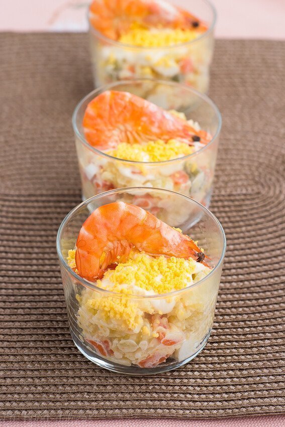 Ensaladilla de Langostinos - Garnalensalade