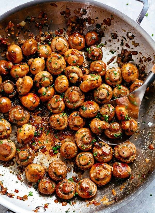 Champiñones al Ajo - Knoflookchampignons