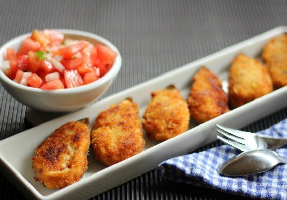 Mejillones con Bechamel - Gefrituurde Mosselen in Bechamelsaus