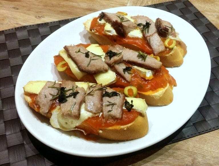 Tostas de Atún Rojo - Toast met Blauwvin Tonijn