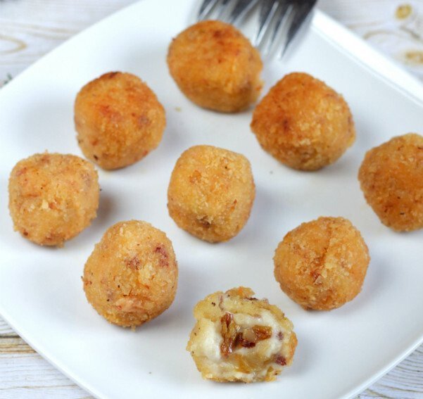 Kroketjes van geconfijte Prei