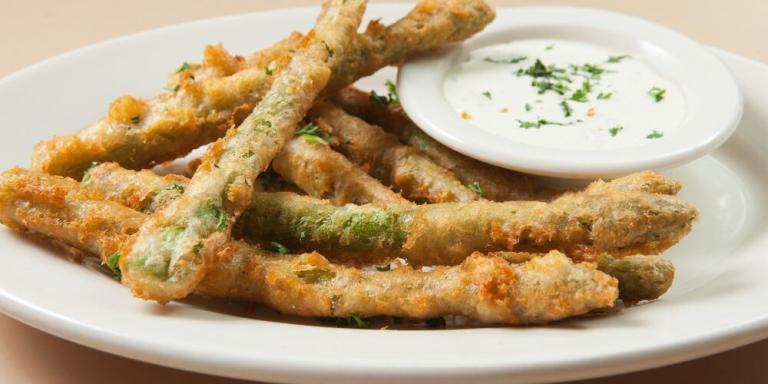 esparragos fritos