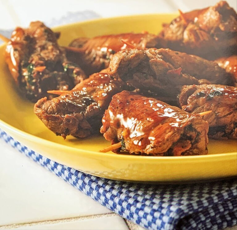 Lomo con pasta de aceitunas - Biefstuk met olijvenpasta