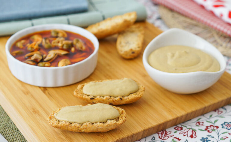 Paté de Mejillones en escabeche y Atún - Ingemaakte mosselen en crème van tonijn