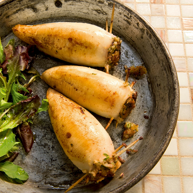 Calamares rellenos - Gevulde inktvis
